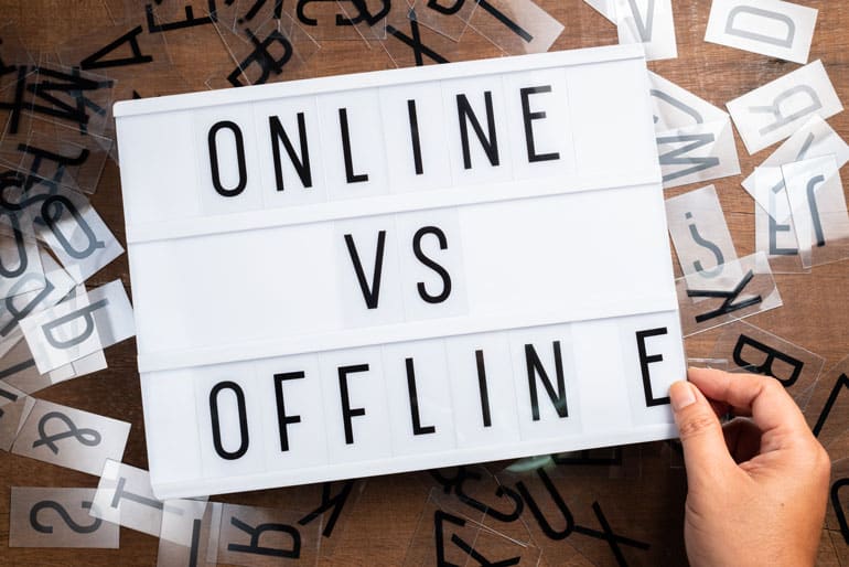 offline vs online